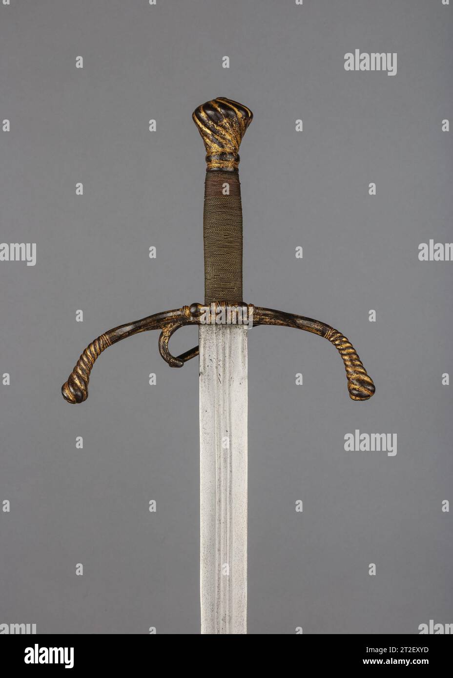 Sword blade, possibly Italian; hilt, German early 16th century View