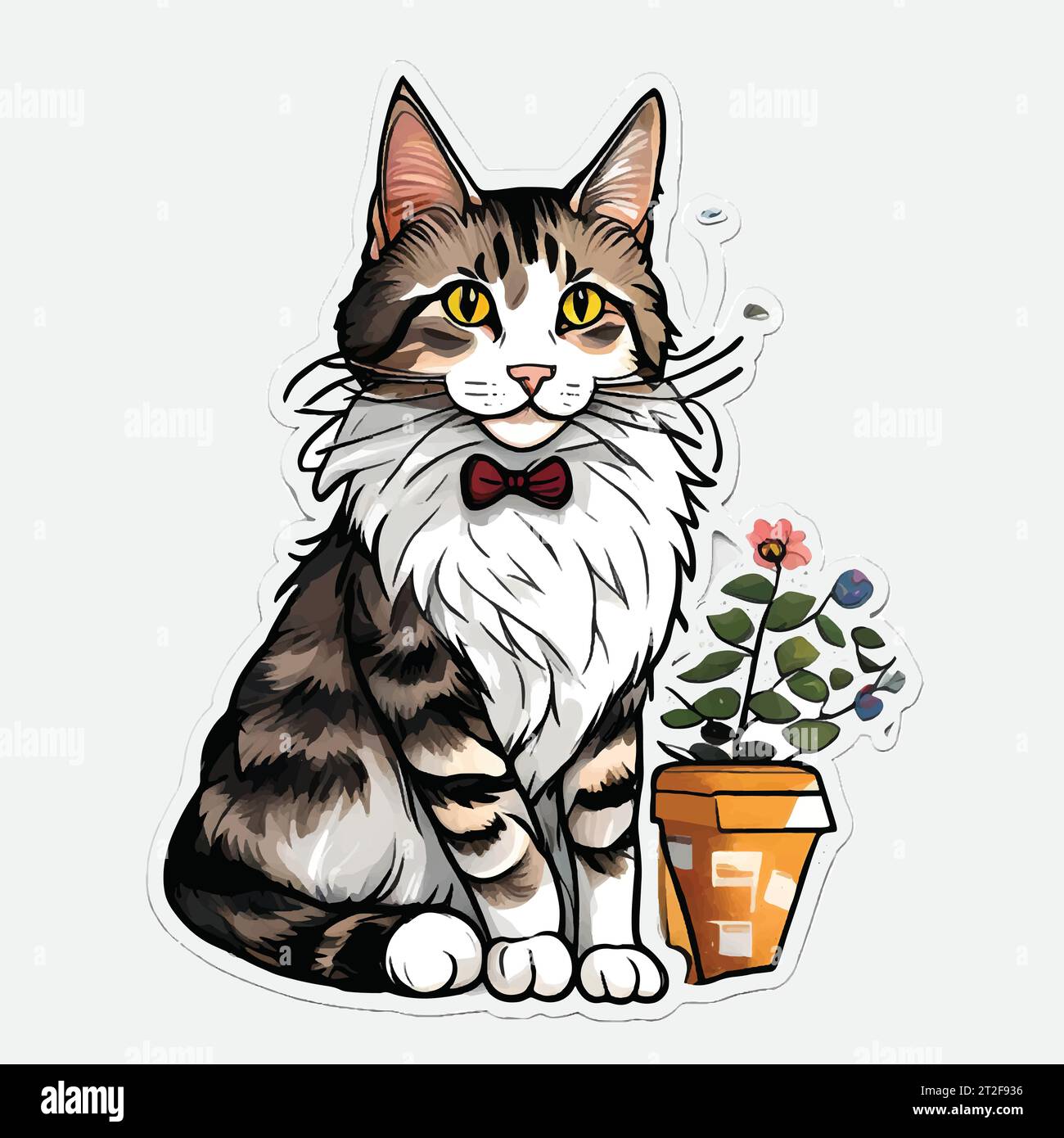 Cute Cat Icon Black Kitten Face Stock Illustration 2251314189