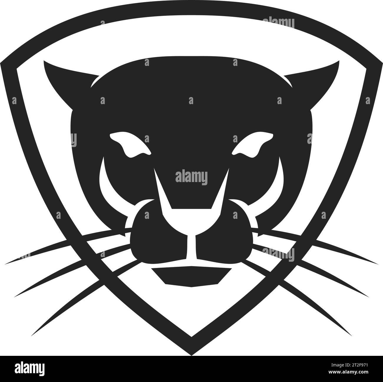 panther logo template Isolated. Brand Identity. Icon Abstract Vector