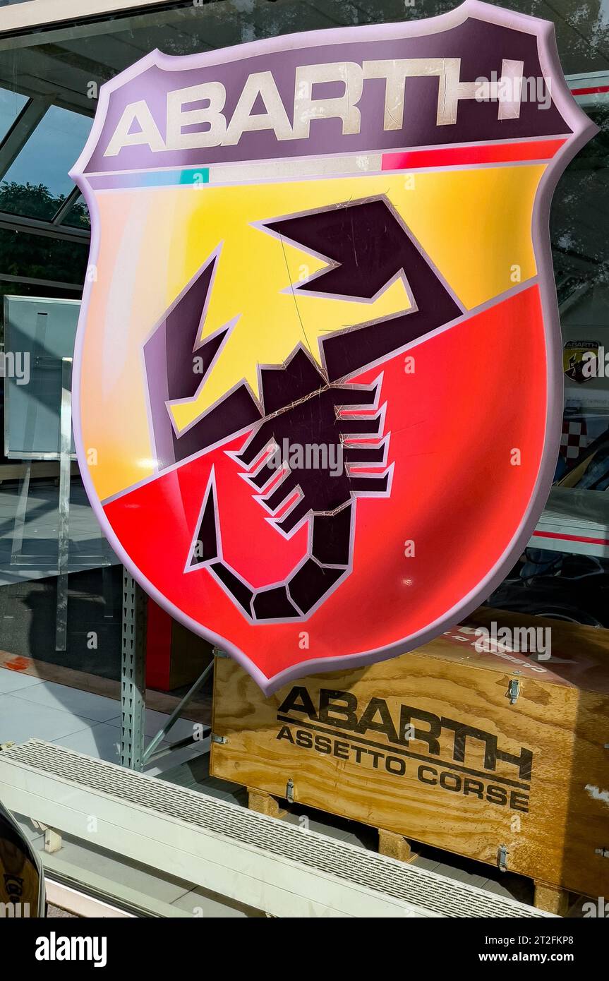 Logo of Italian car tuner automotive tuner brand manufacturer of Abarth