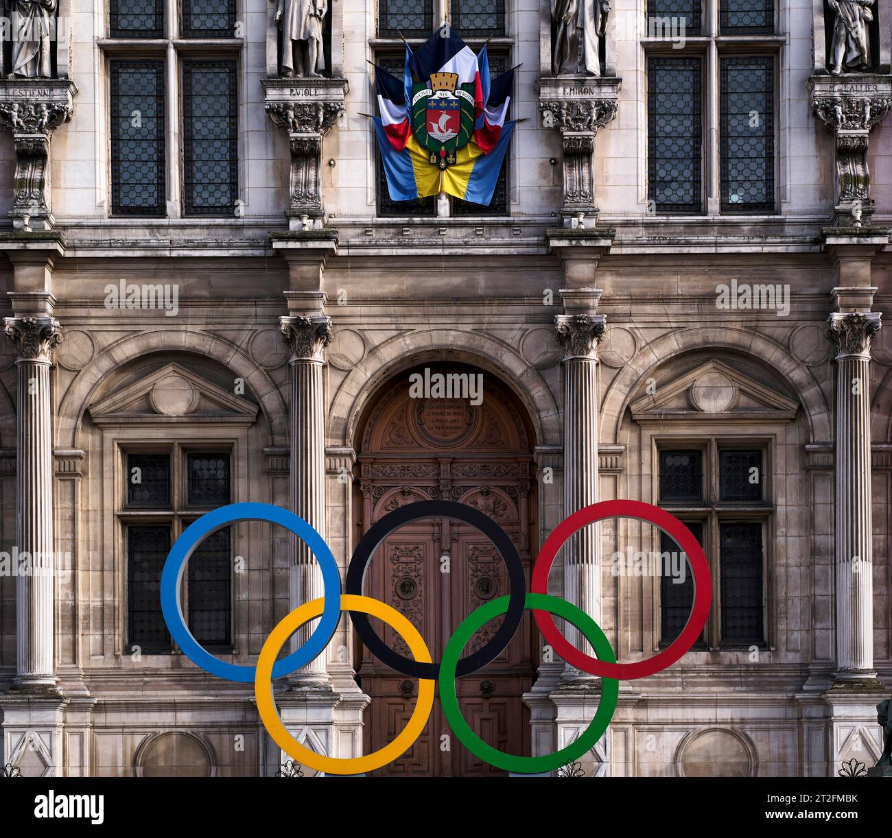 Olympic Rings, Olympic Games, Logo, on the occasion of the 2024