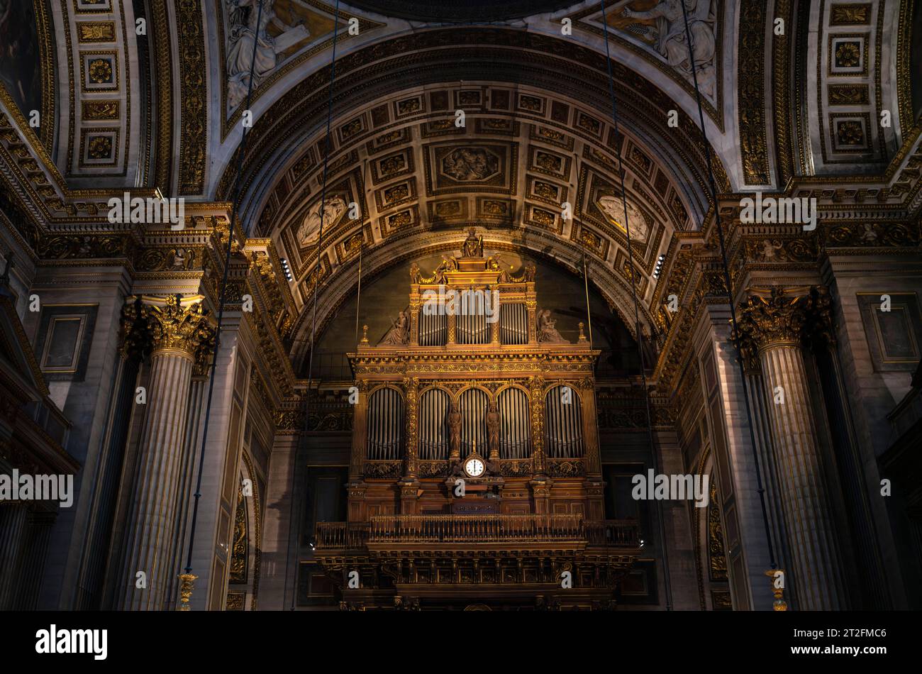 Interior view main organ by Aristide CavailléColl, Église de la