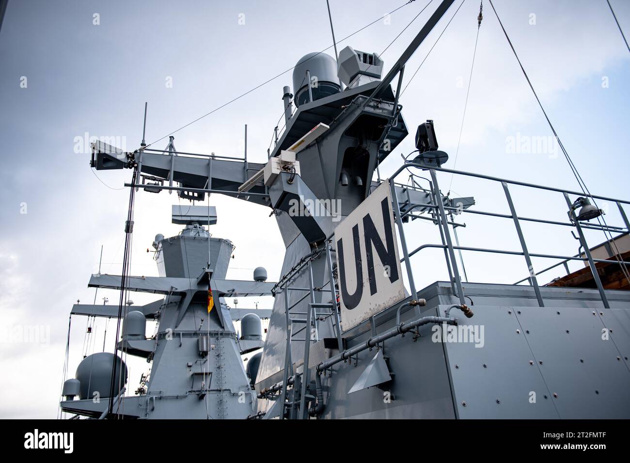 Beirut, Lebanon. 19th Oct, 2023. The German Navy corvette "Oldenburg