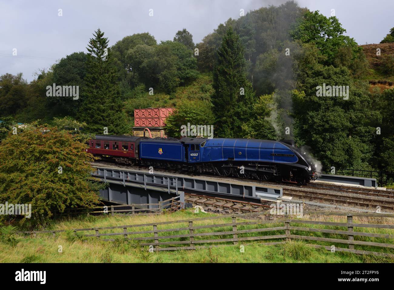 LNER Class A4 Pacific No 60007 (4498) Sir Nigel Gresley at Goathland ...