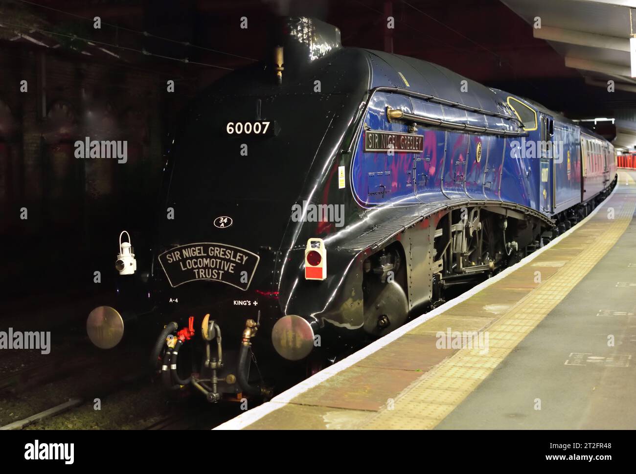 LNER Class A4 Pacific No 60007 Sir Nigel Gresley at Crewe station after ...
