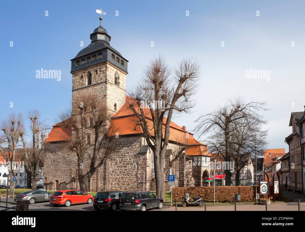 Liebfrauenkirche, Church of Our Lady, Witzenhausen, Werra-Meißner-Kreis, Hesse, Germany, Europe Stock Photo