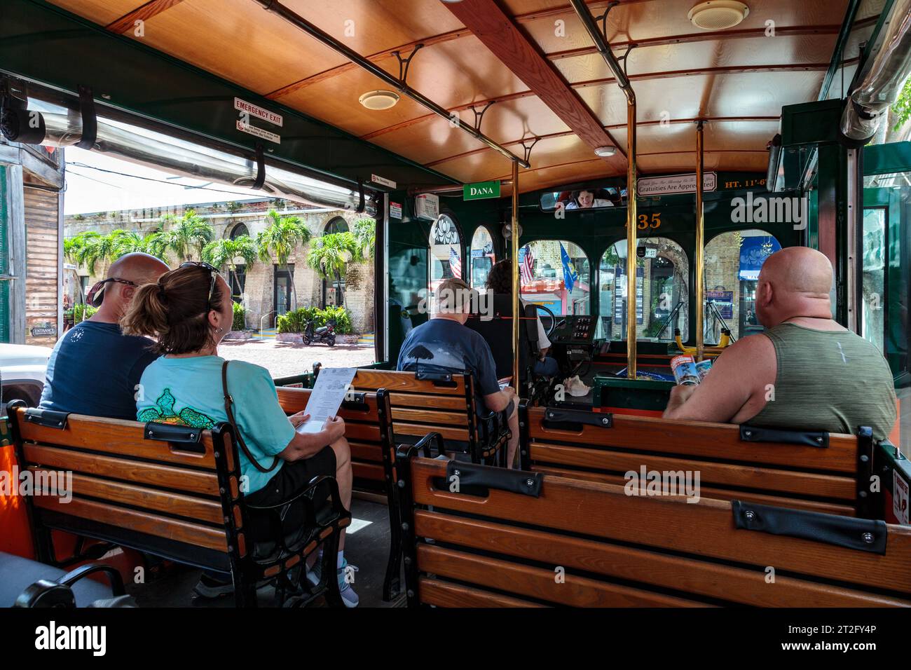 Old Town Trolley Tours, Key West, Florida, USA tour of the historic