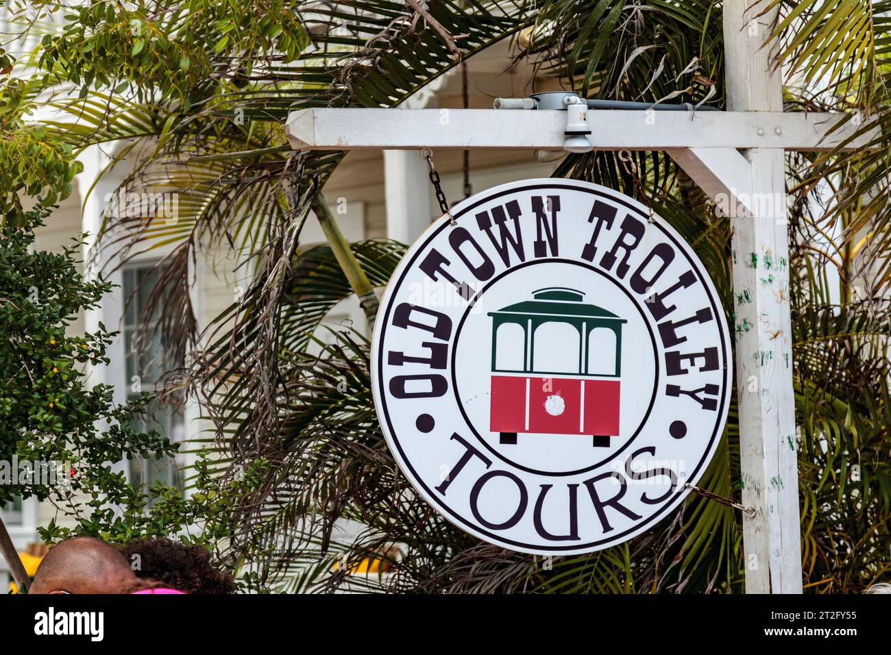 Old Town Trolley Tours, Key West, Florida, USA tour of the historic areas of Key West including