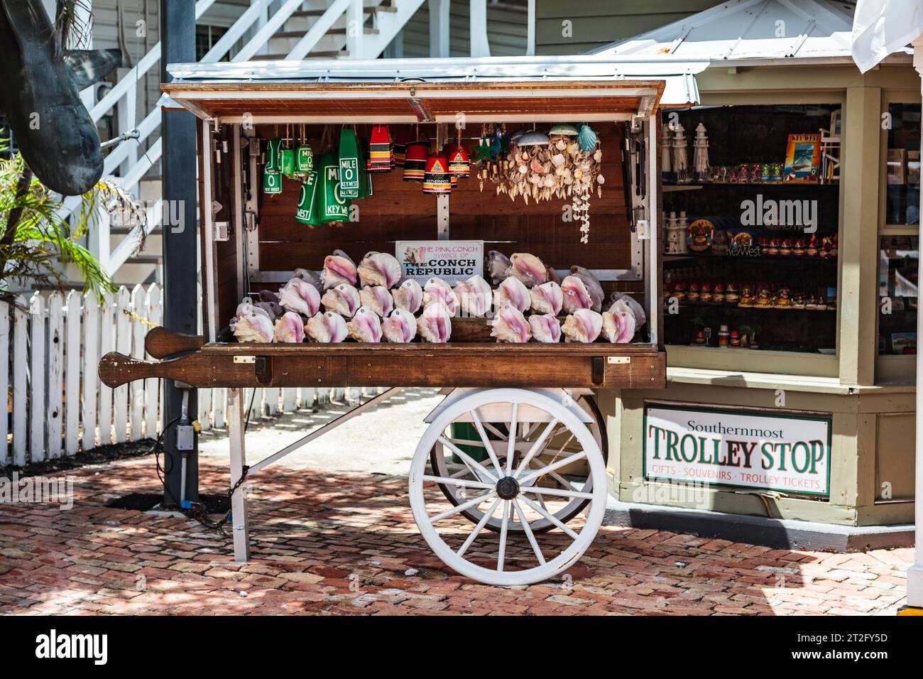 Old Town Trolley Tours, Key West, Florida, USA tour of the historic