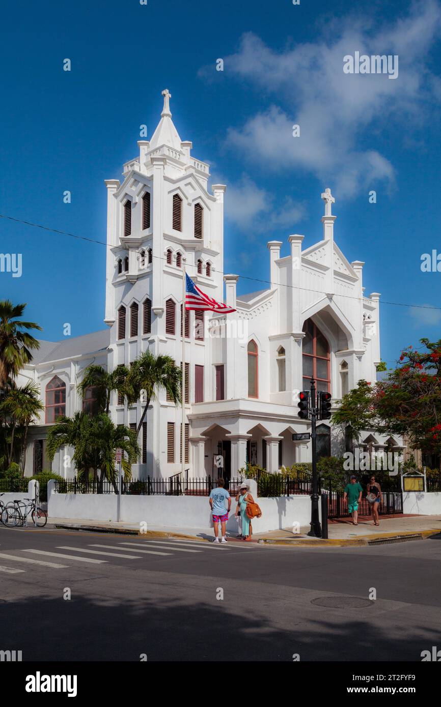 St Paul's Episcopal Church, Duval Street, Key West, Florida, USA: exterior Stock Photo