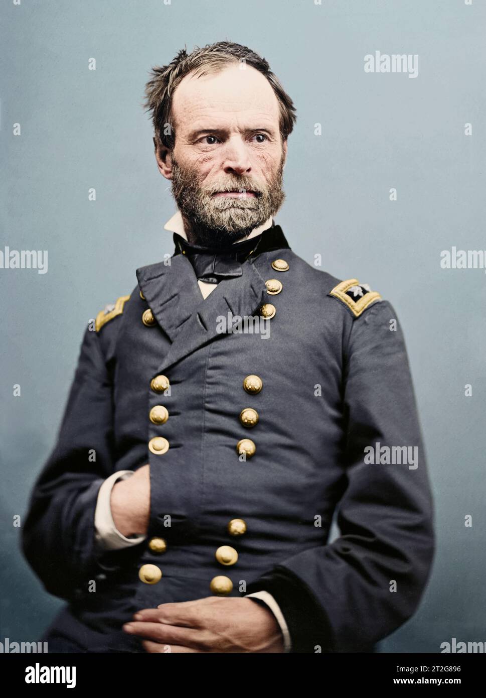 William T. Sherman. Year: 1861-65. Stock Photo