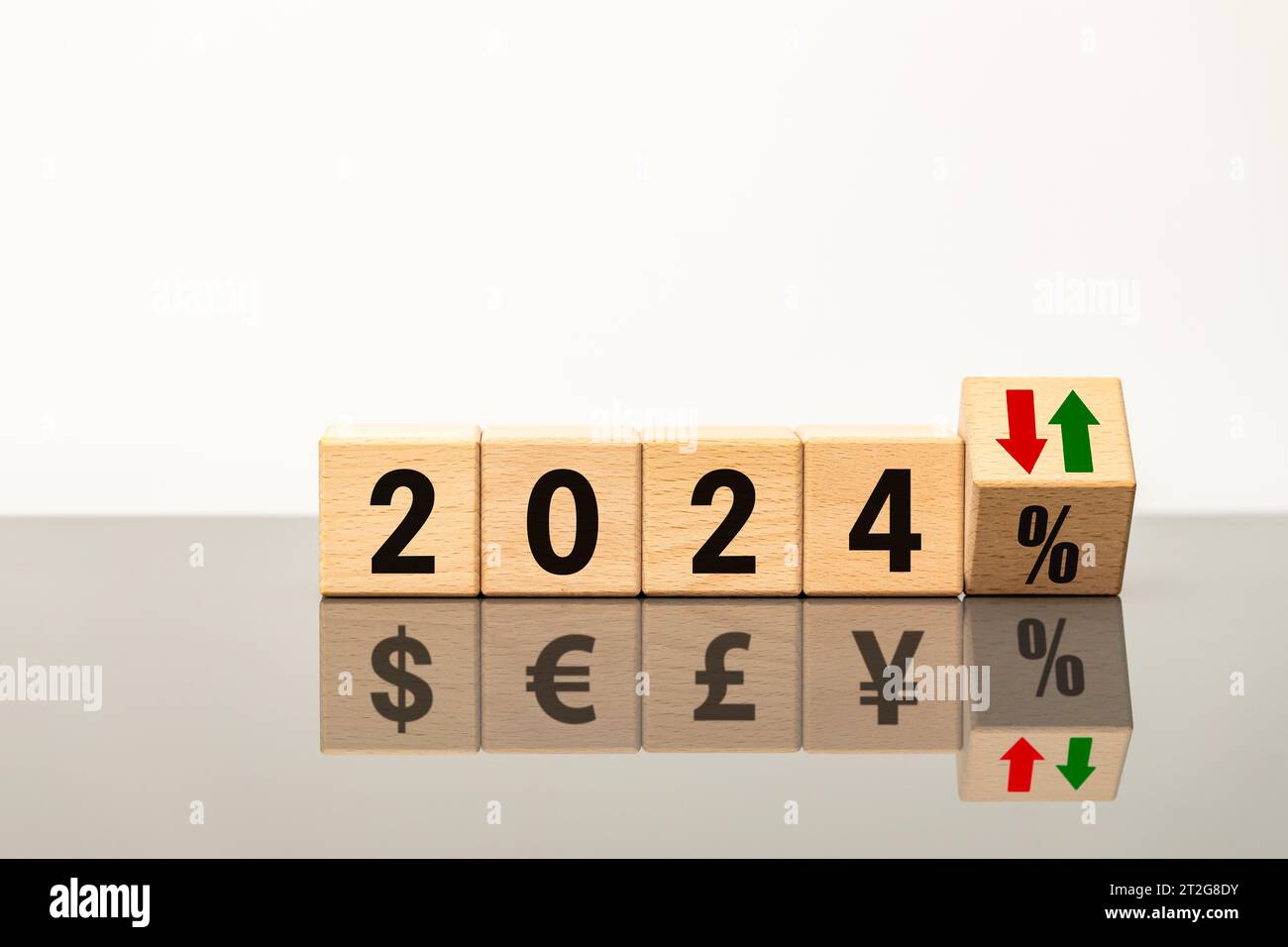 2024, exchange rates, economic and financial analysis, wooden blocks
