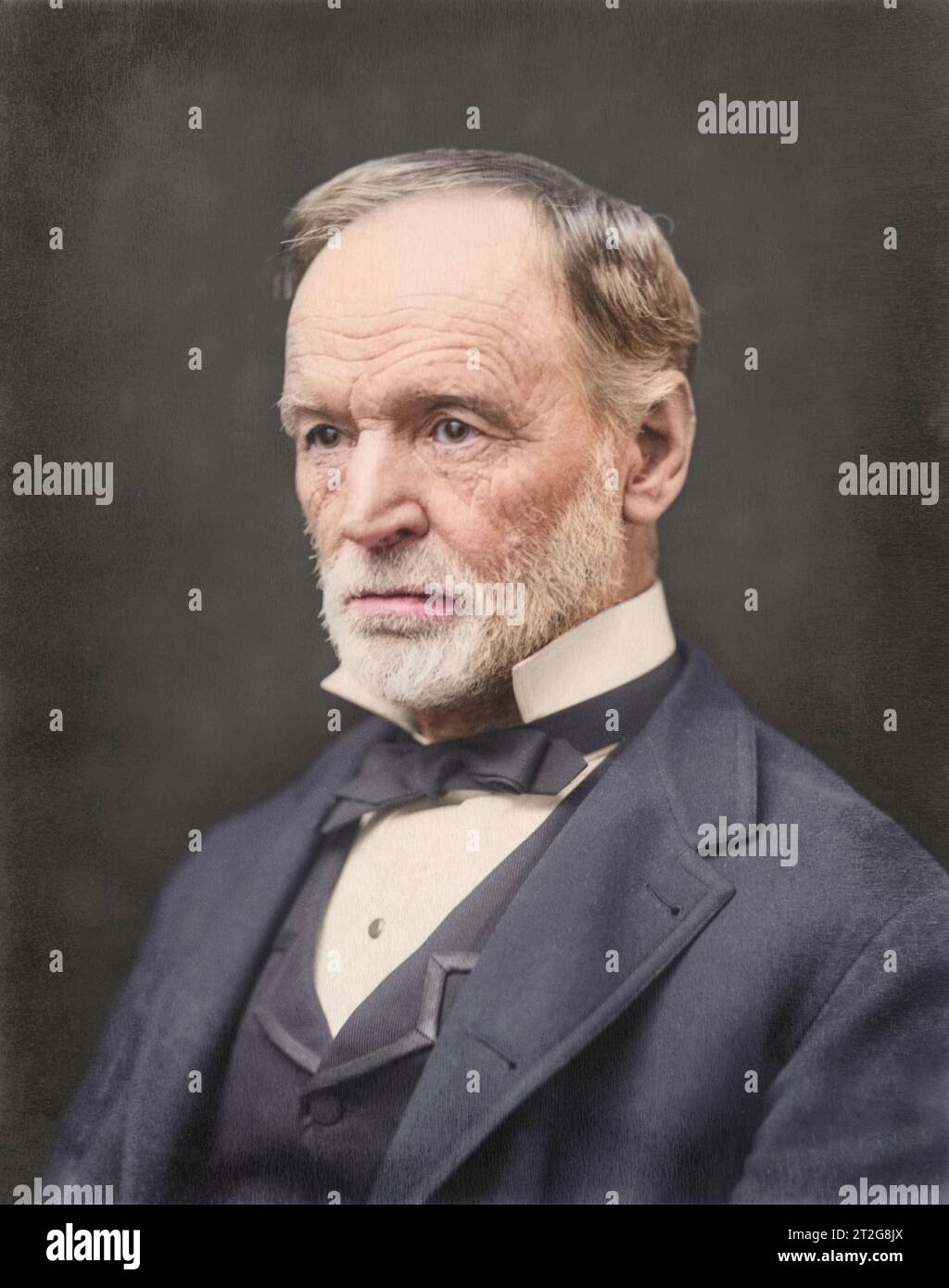 William T. Sherman. Year: c. 1890. By George Collins Cox. Stock Photo