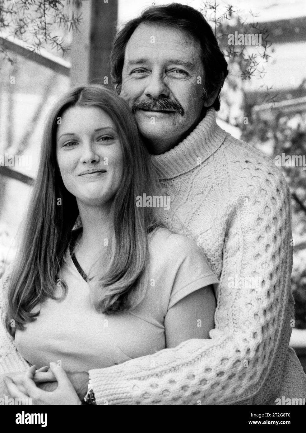 Annette O'Toole, Richard Crenna, publicity portrait for the TV movie, 'The War between the Tates', NBC, 1977 Stock Photo
