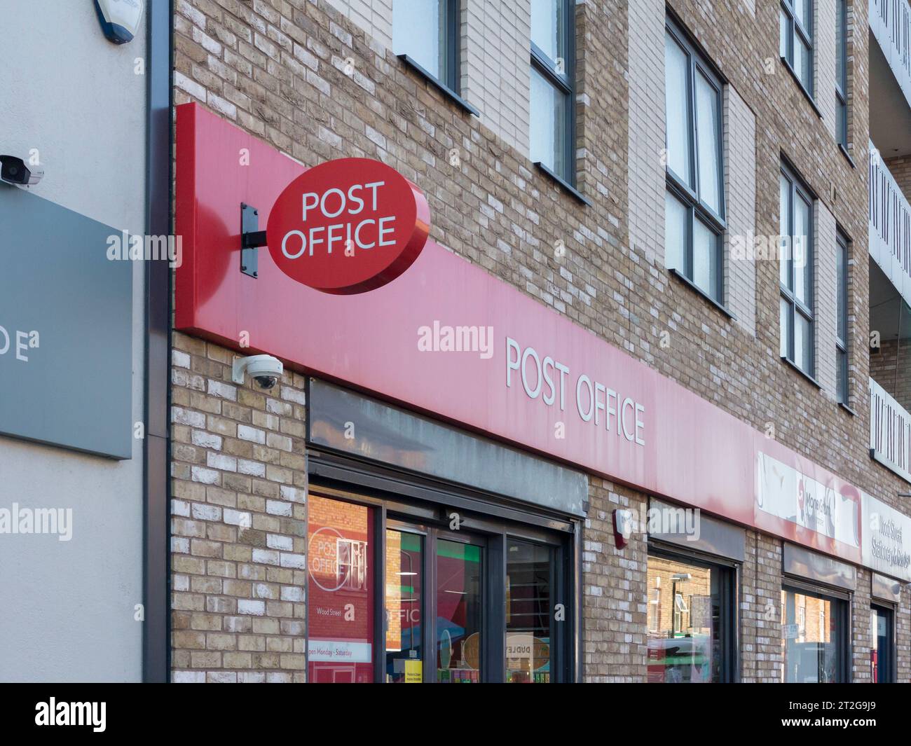 Post office sign, London, UK Stock Photo