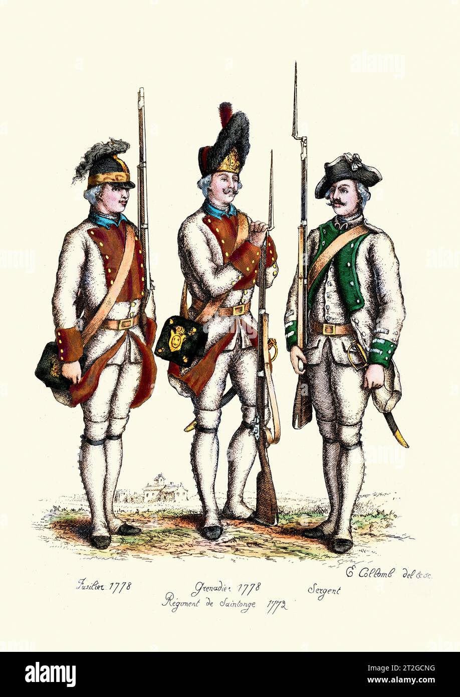 French Military Uniforms, 18th Century, History, Infantry soliders ...