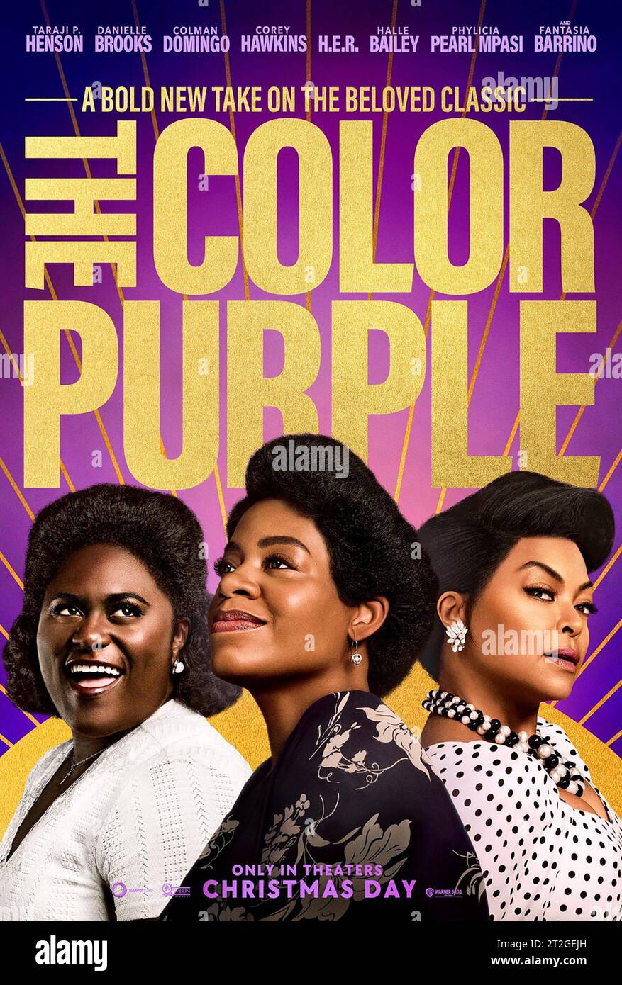 THE COLOR PURPLE, poster, from left Danielle Brooks, Fantasia Barrino