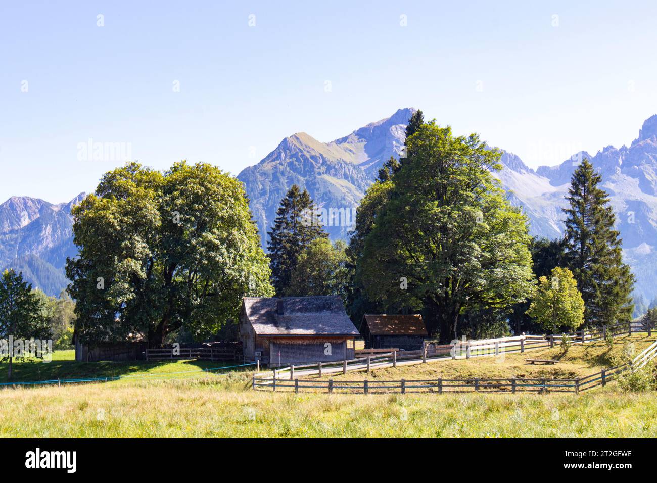 Alpine scene, Austria Stock Photo