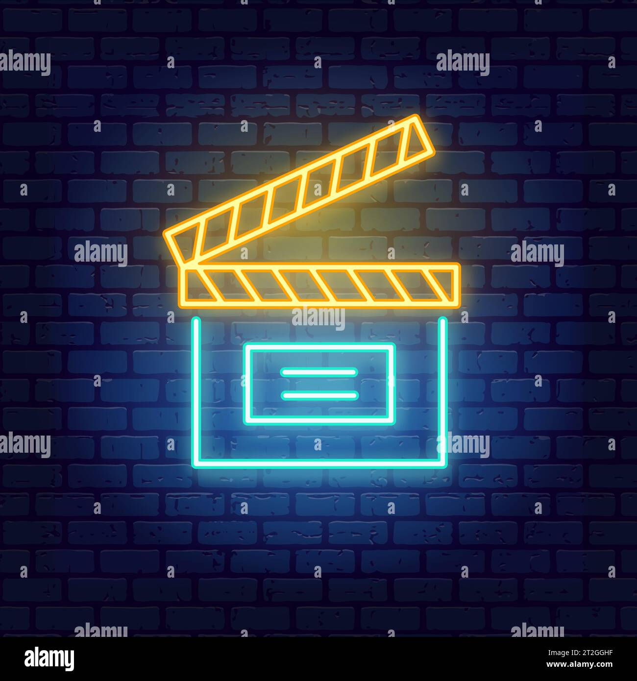 Clapper Banner Clapboard cinema Stock Vector Images - Alamy
