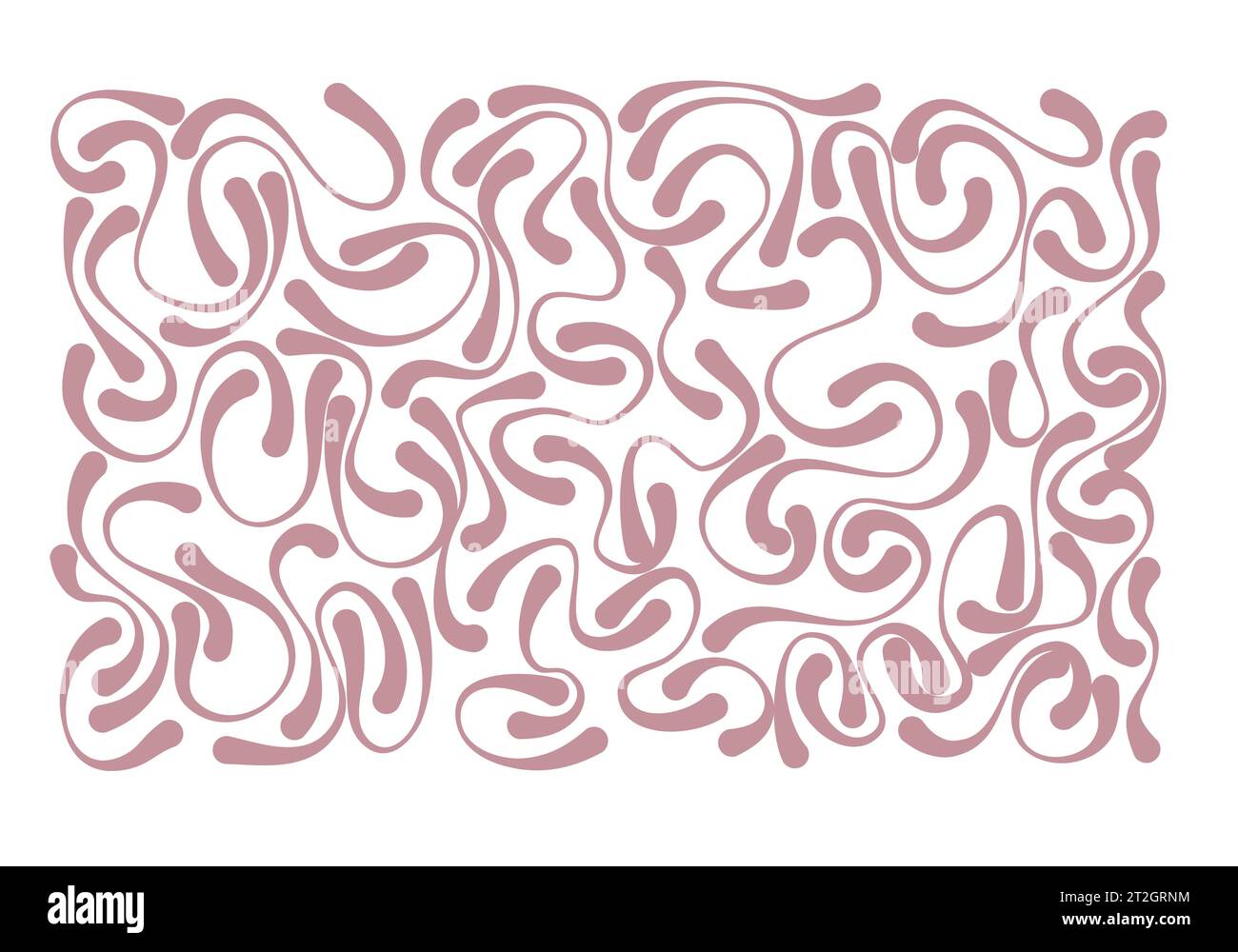 Rectangle with abstract stoke lines, vector illustration. Stock Vector