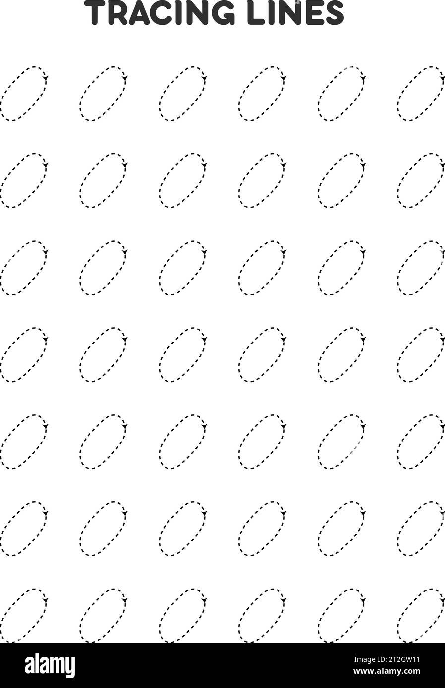 tracing-lines-worksheets-for-kids-preschool-education-stock-vector