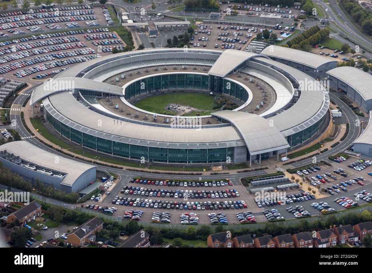 An aerial view, GCHQ (Government Communications Headquarters) in