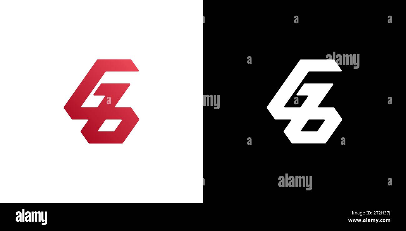 Gb logo, Gb Monogram, Initial Gb Logo, Letter Gb logo, Icon, Vector