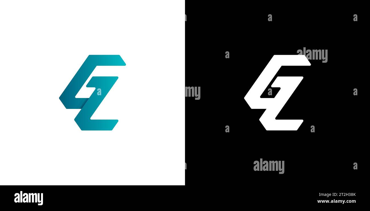 GL logo, GL Monogram, Initial GL Logo, Letter GL logo, Icon, Vector Stock Vector
