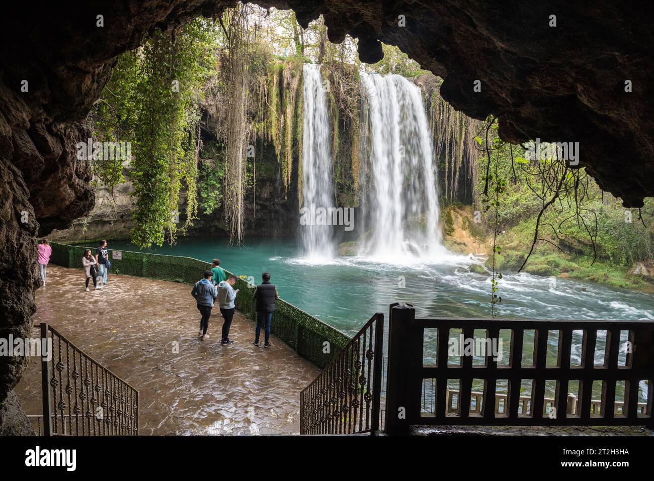 Antalya Turkey March 27 2023 Upper Duden Waterfalls In Antalya Antalya Turkey March 27 2023 Upper Duden Waterfalls In Antalya
