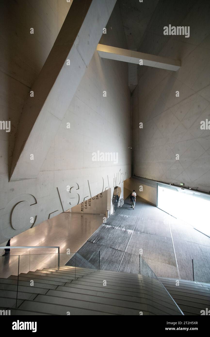 Rem Koolhaas Casa da Musica, concert hall, Porto, Portugal Stock Photo