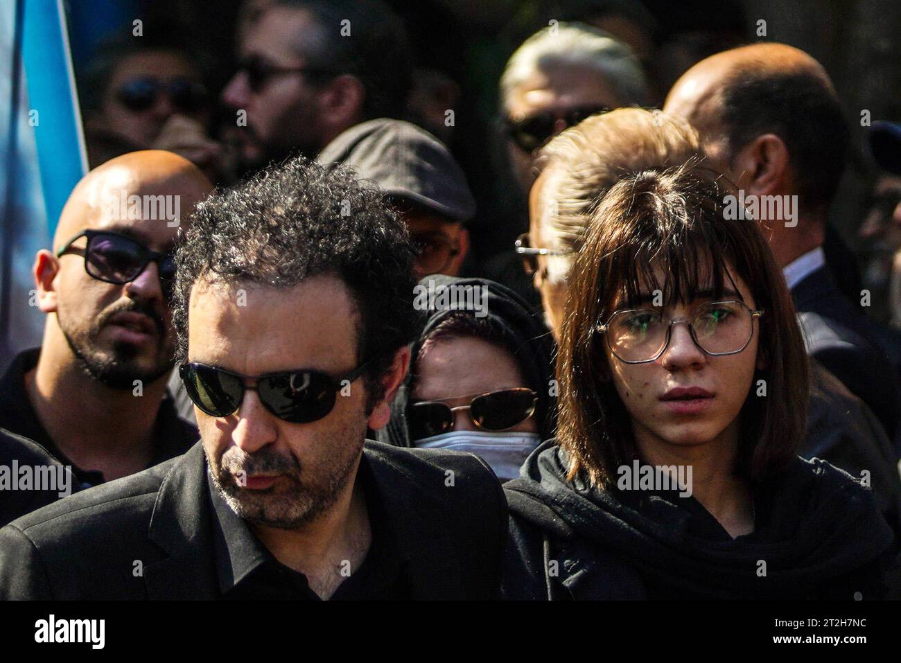 The Funeral Procession Of Dariush Mehrjui And His Spouse The funeral