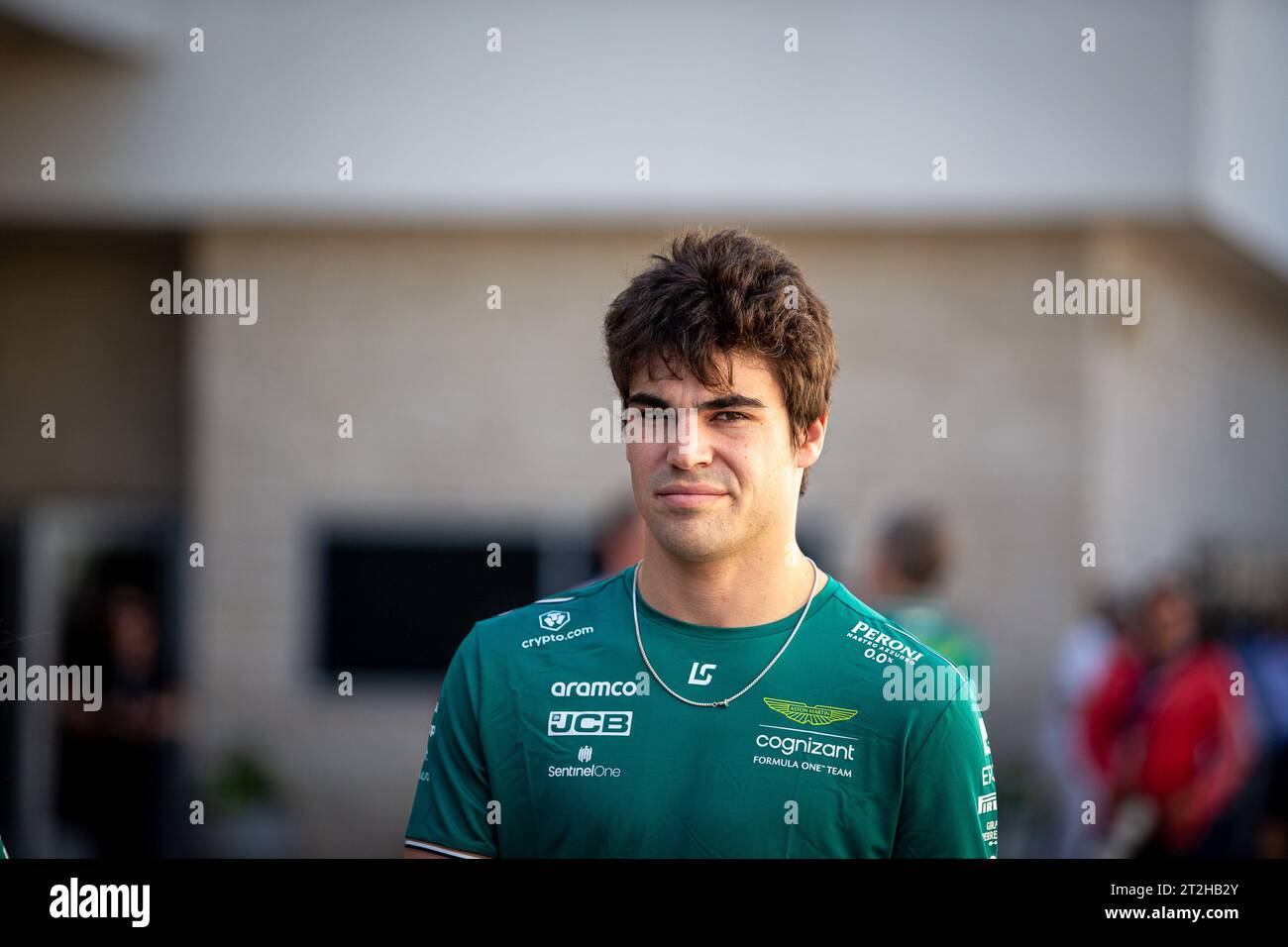 Lance Stroll (CAN) Aston Martin F1 Team AMR23  during FORMULA 1 LENOVO UNITED STATES GRAND PRIX 2023 - Oct19 to Oct22 2023 Circuit of Americas, Austin Stock Photo