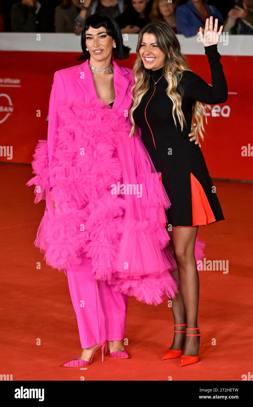 Rome, Italy. 19th Oct, 2023. Singer Nina Zilli and journalist Claudia ...