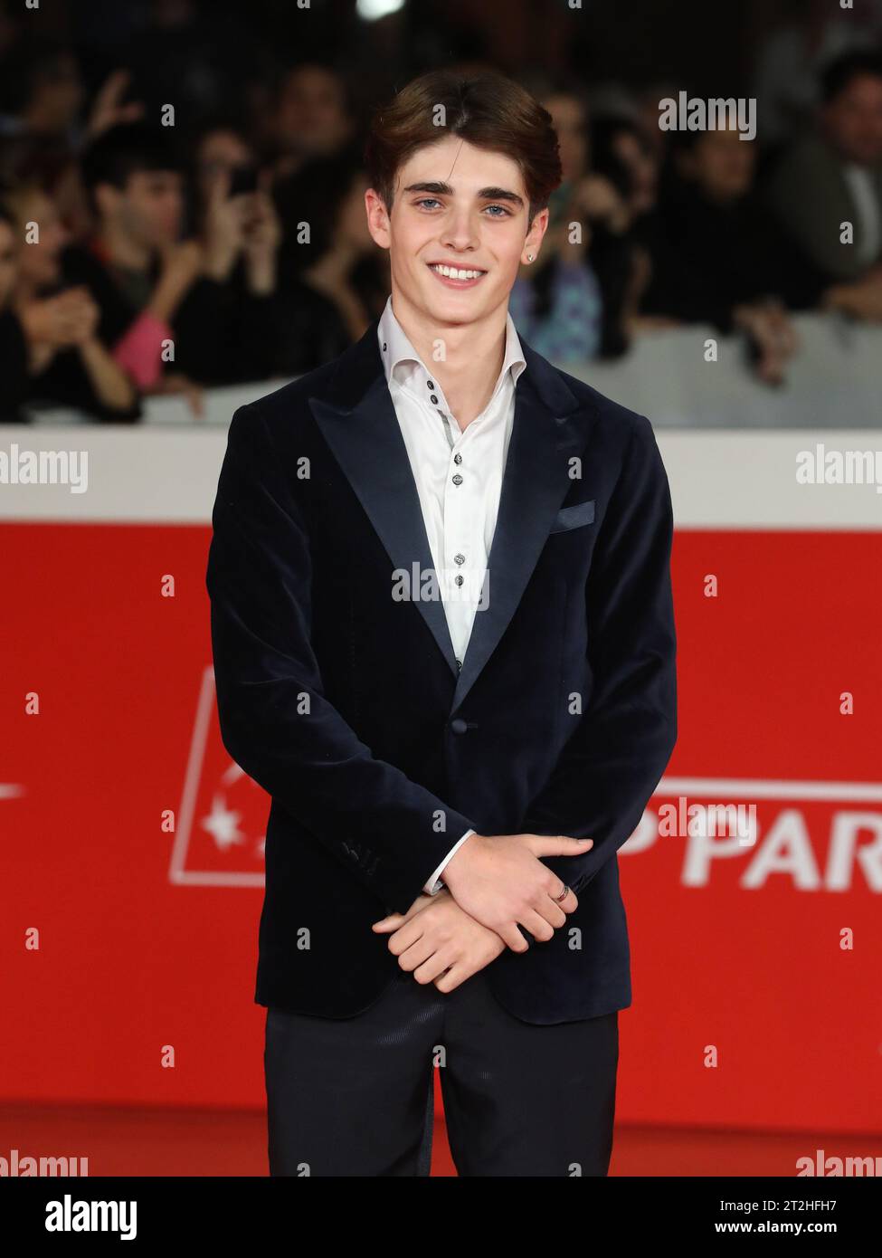 Rome, Italy. 19th Oct, 2023. Rome, Rome Film Fest 2023. Rome Film Festival. Red carpet film 'Diabolik who are you?'. Pictured: Andrea Arru Credit: Independent Photo Agency/Alamy Live News Stock Photo