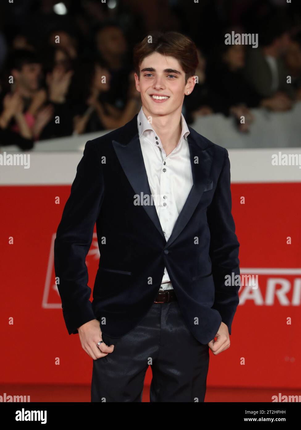 Rome, Italy. 19th Oct, 2023. Rome, Rome Film Fest 2023. Rome Film Festival. Red carpet film 'Diabolik who are you?'. Pictured: Andrea Arru Credit: Independent Photo Agency/Alamy Live News Stock Photo
