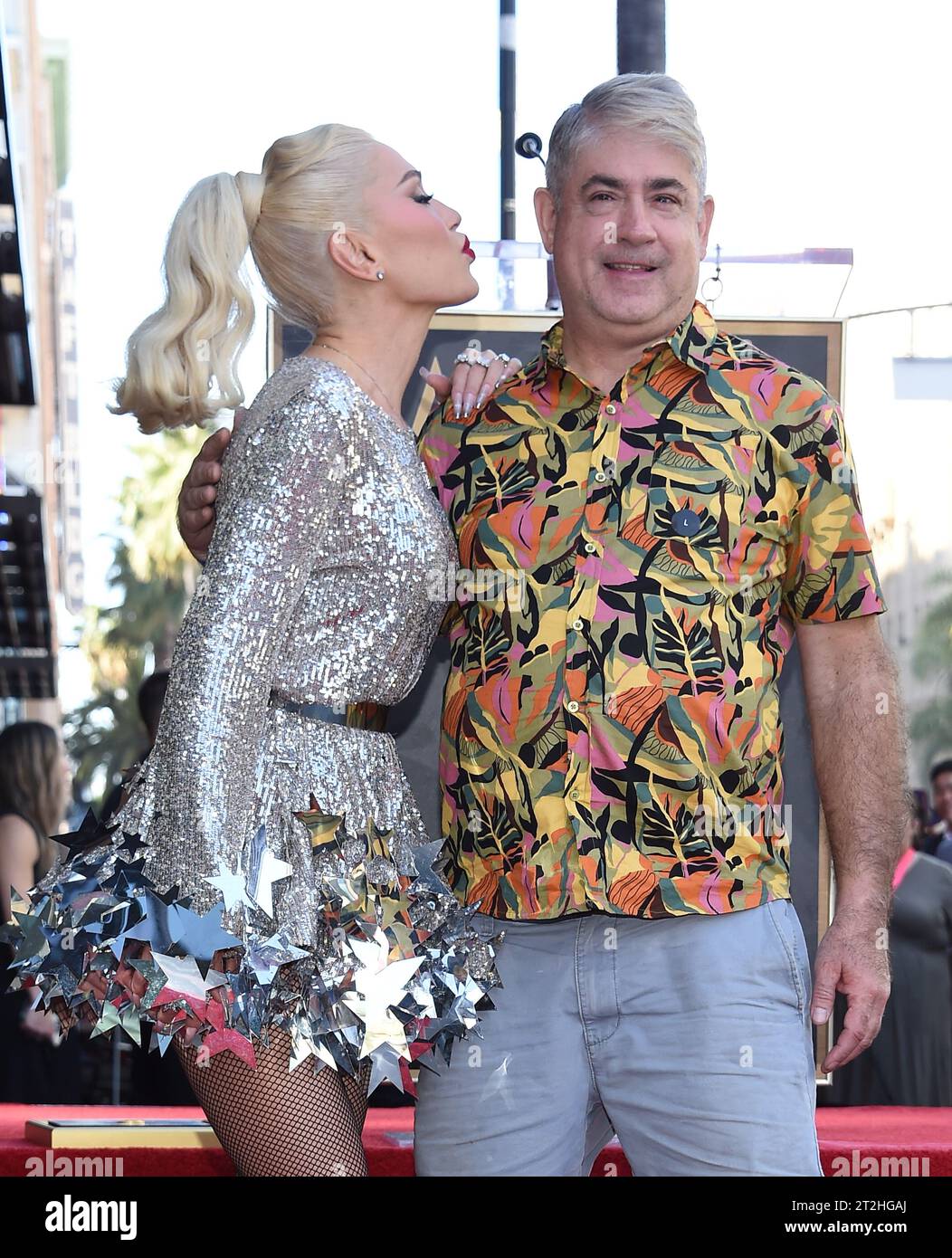 Hollywood, USA. 14th Jan, 2014. Gwen Stefani and Eric Stefani at Gwen