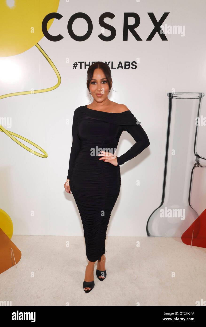 HOLLYWOOD, CA - OCTOBER 19: Adrienne Bailon at Korean Skin Care Brand COSRX  US Brand Event at