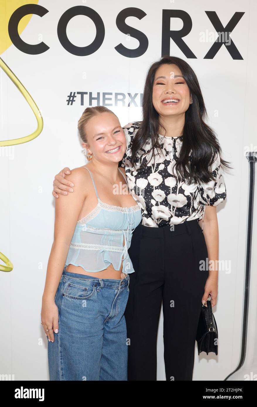 HOLLYWOOD, CA - OCTOBER 19: Pressley Hosbach and Crystal Kung Minkoff at  Korean Skin Care Brand COSRX US Brand Event at Sierra On Vine in Hollywood,  California on October 19, 2023. Copyright: