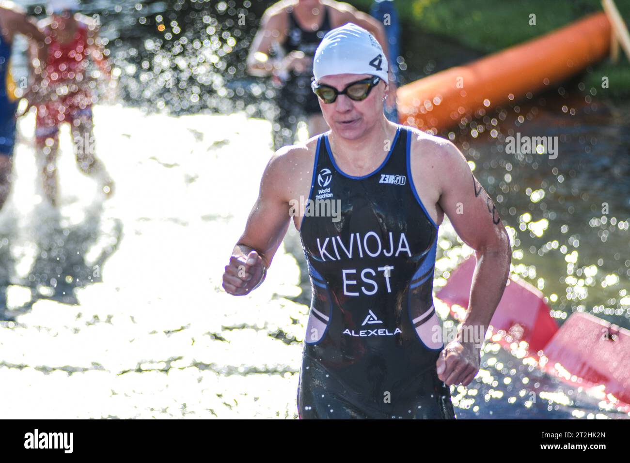 Kaidi Kivioja (Estonia). Triathlon women. European Championships Munich 2022 Stock Photo