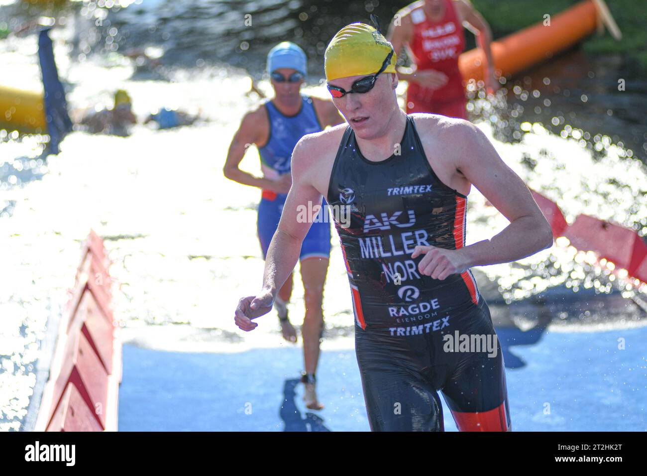 Lotte Miller (Norway). Triathlon women. European Championships Munich
