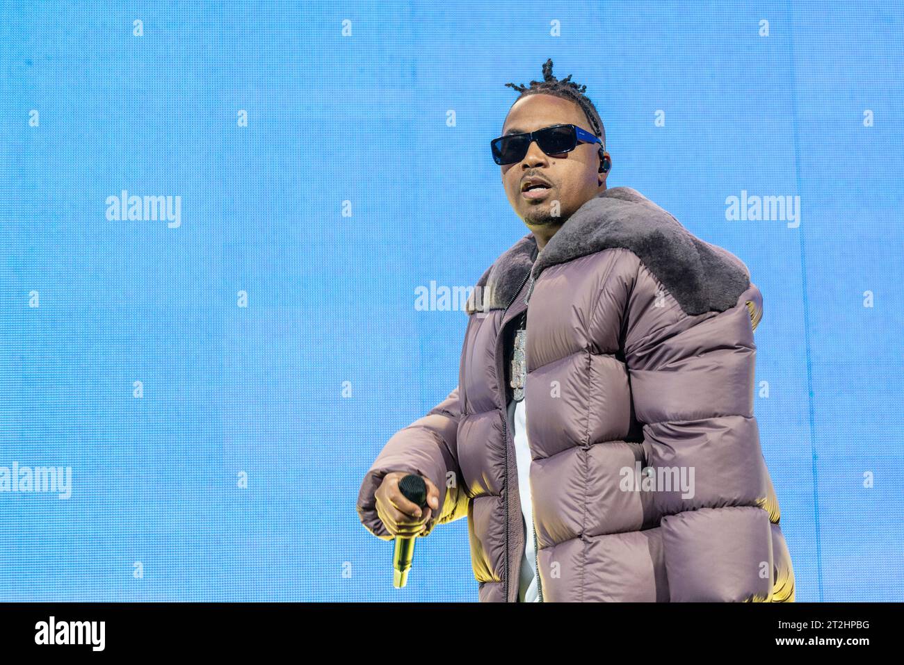 Seattle, USA. 18th Oct, 2023. Rapper Nas (Nasir bin Olu Dara Jones ...