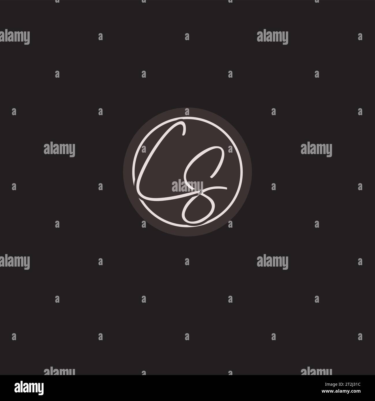 Initials cs logo hi-res stock photography and images - Alamy