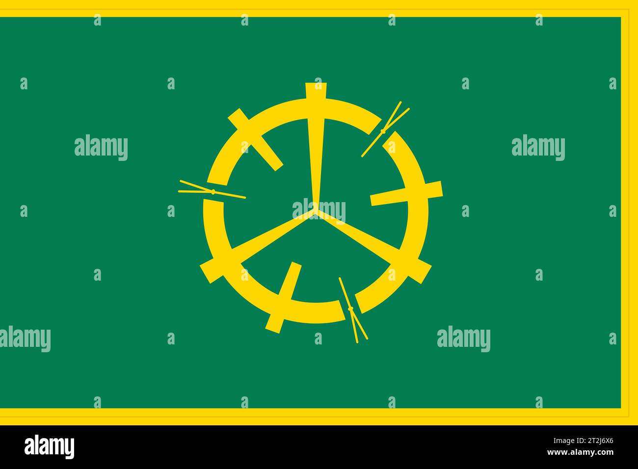 Flag of the city of Misawa Stock Photo Alamy