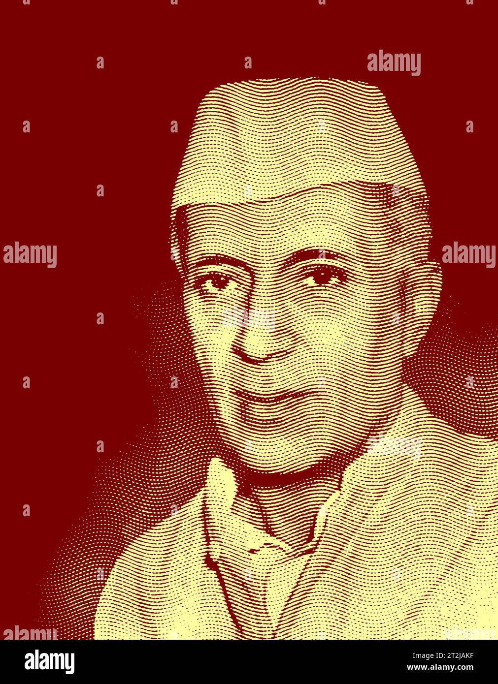 Jawaharlal Nehru poster background, for Jawaharlal Nehru day or children day, Chacha Nehru Jayanti, Indian famous figure Stock Photo