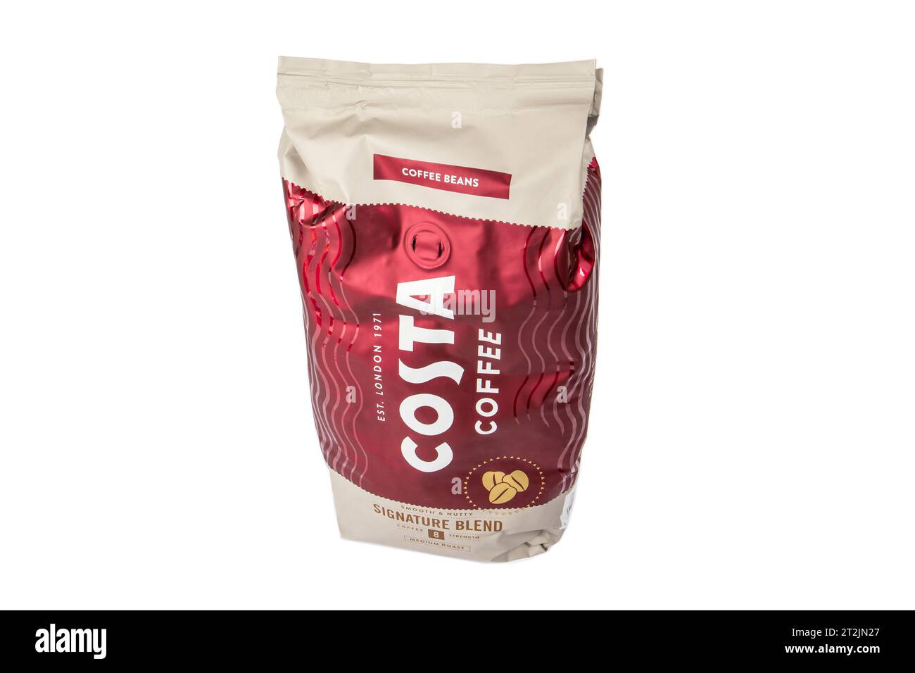 Sigulda, Latvia October 1, 2023 Costa Coffee is a British