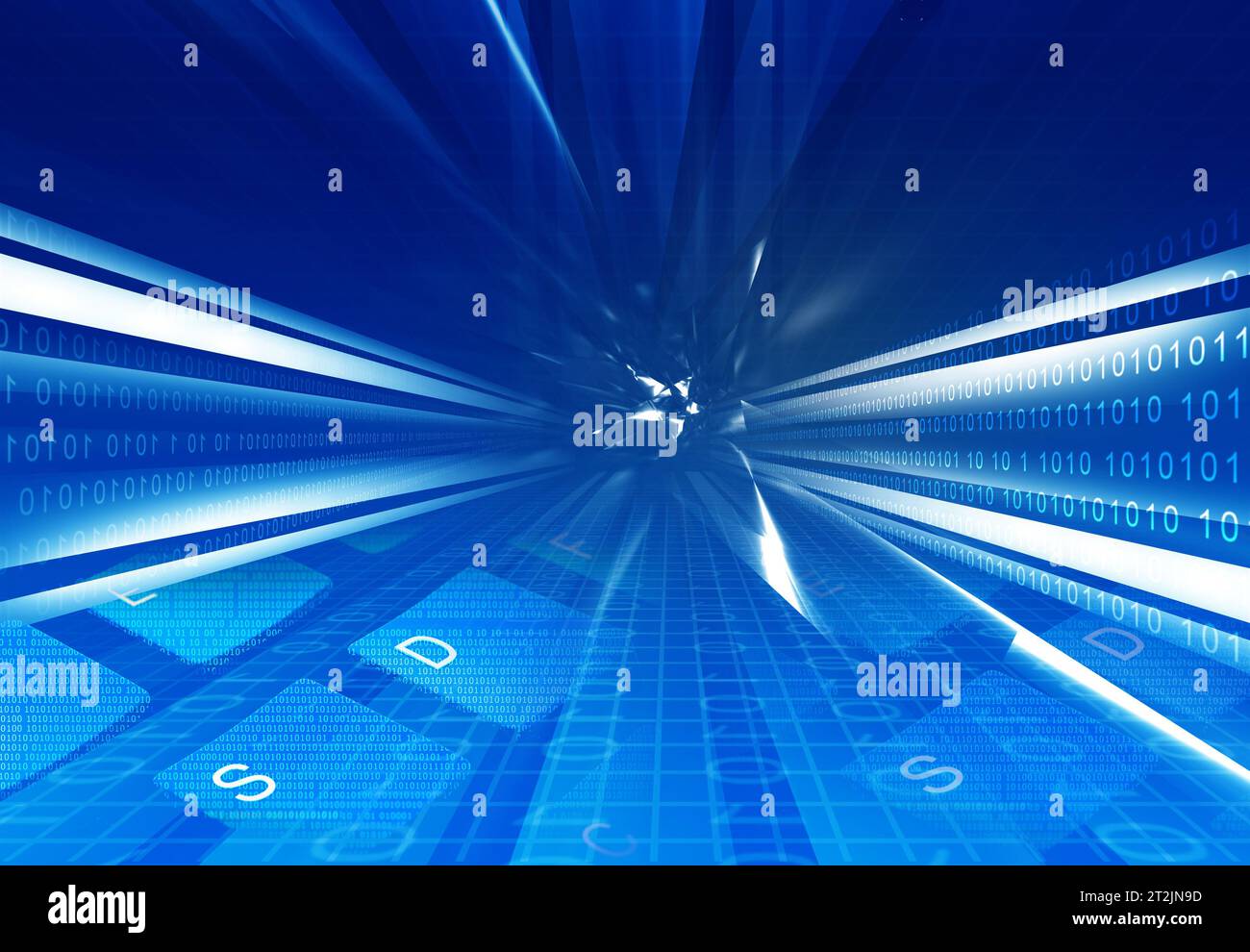 Abstract abstract futuristic technology background. 3d illustration ...