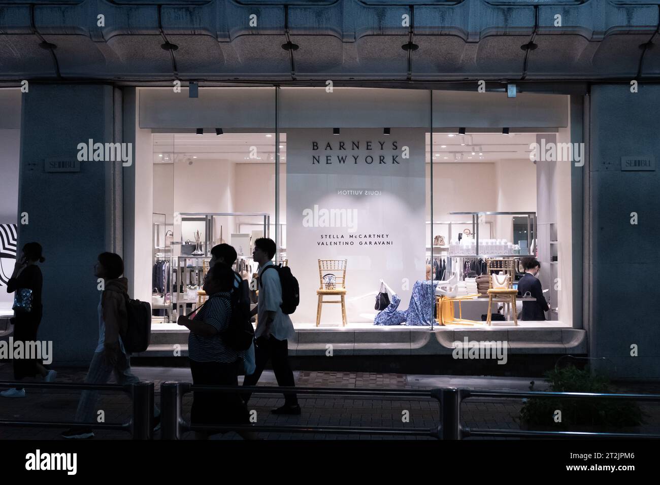 Tokyo, Japan. 11th Oct, 2023. A Barney's New York highend luxury retail department store in the