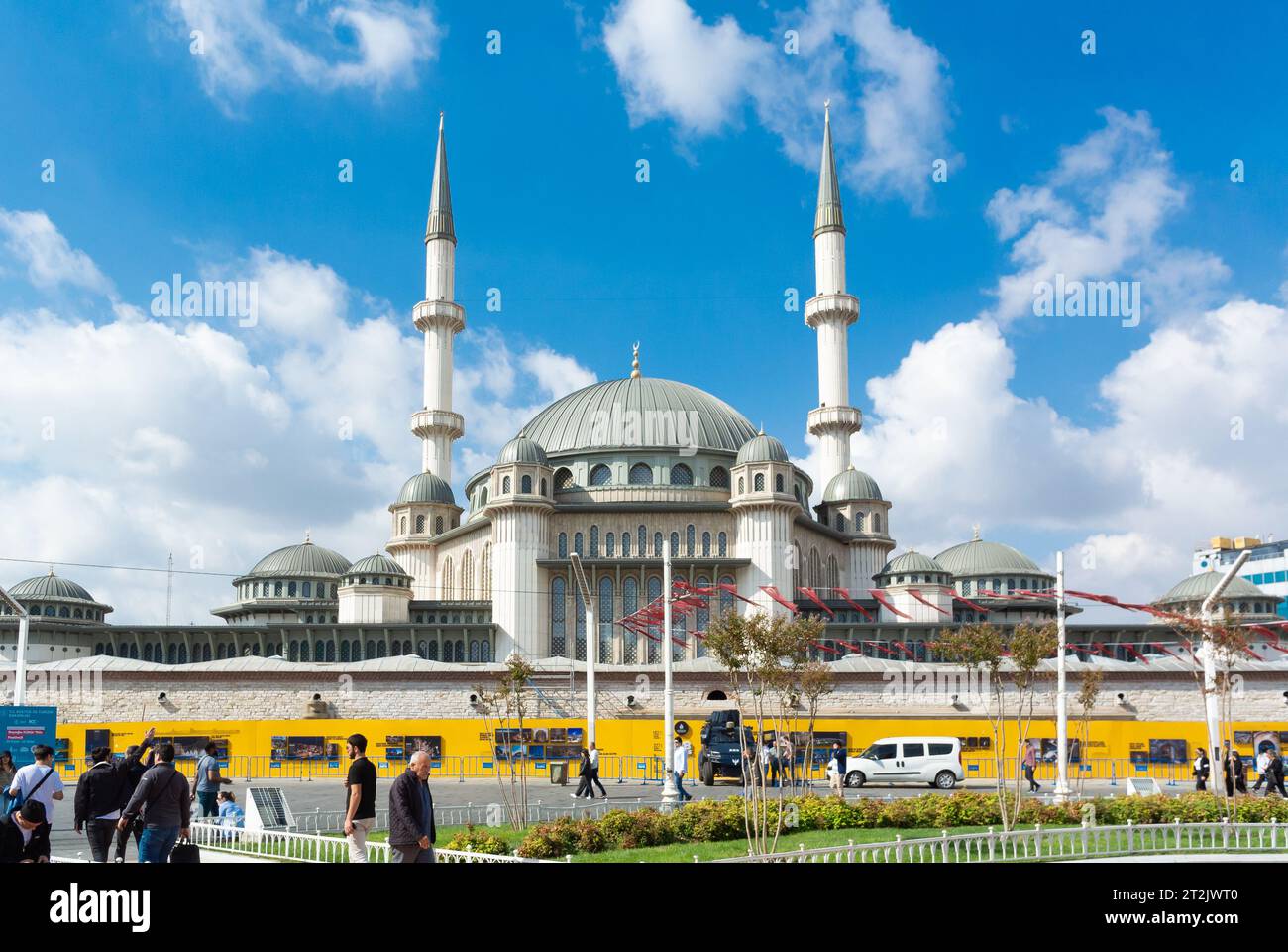 Istanbul, Turkey, Taksim Mosque (Turkish, Taksim Meydanı,Taksim Camii) at Taksim Square. Stock Photo