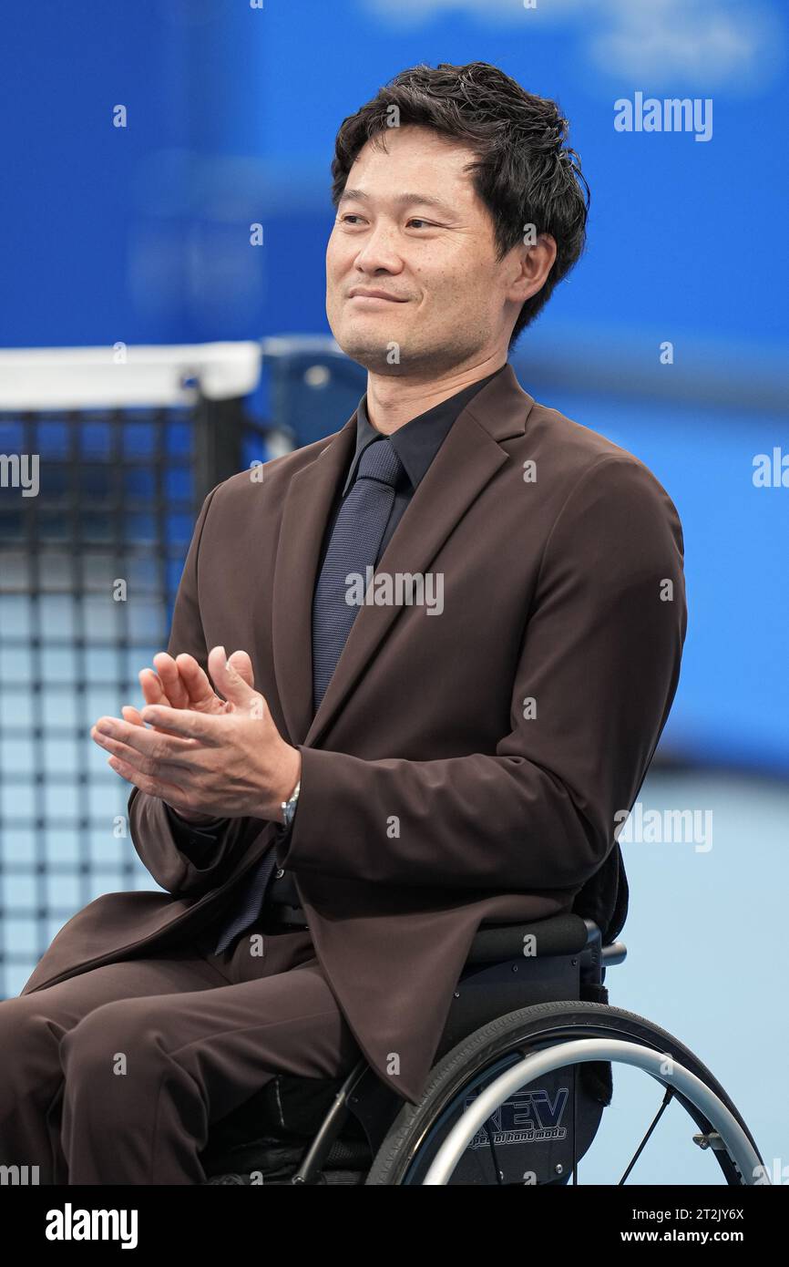 Ariake Coliseum, Tokyo, Japan. 20th Oct, 2023. Shingo Kunieda, OCTOBER