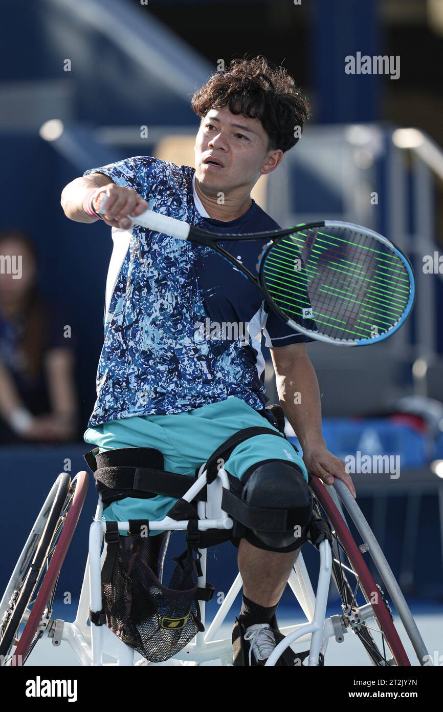 Japan Open Ariake Coliseum, Tokyo, Japan. 20th Oct, 2023. Takashi Sanada (JPN ...